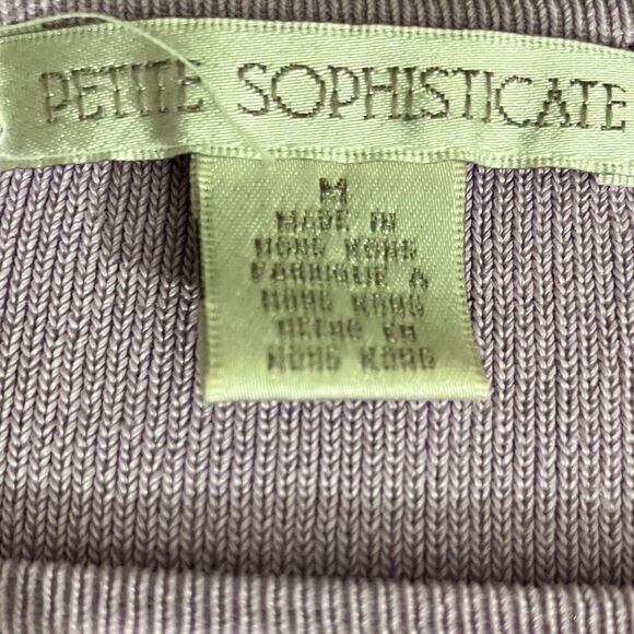 Petite Sophisticate Lightweight Knit Sweater / SZ: M / EUC - Picture 6 of 6